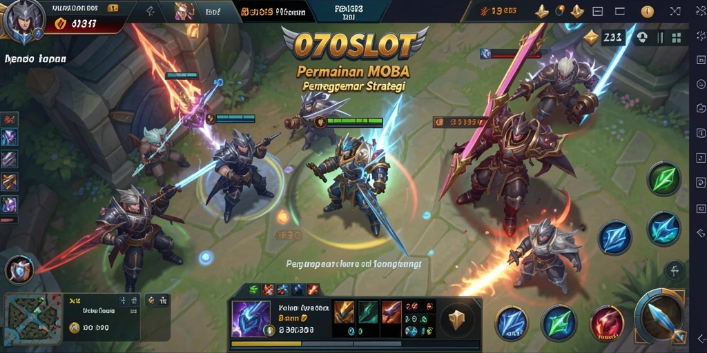 Screenshot gameplay <strong>070SLOT</strong> menampilkan aksi pertempuran yang mendebarkan.