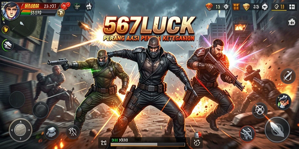 Gameplay menegangkan dalam 567LUCK dengan banyak aksi.