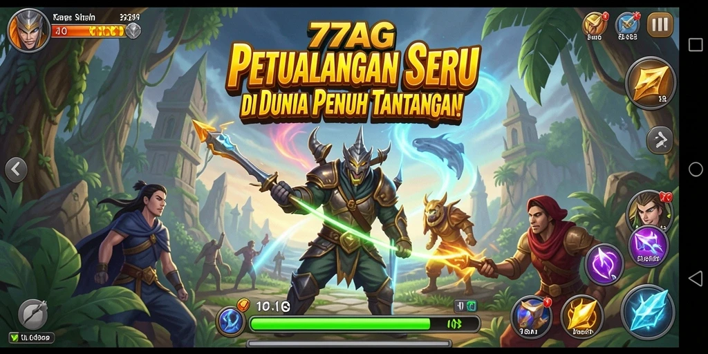 Gameplay mendebarkan dengan grafis yang menakjubkan di 77AG.
