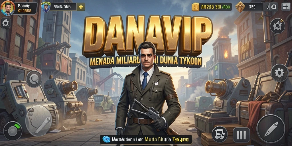 Screenshot menunjukkan momen mendebarkan dalam mengelola bisnis di DANAVIP.
