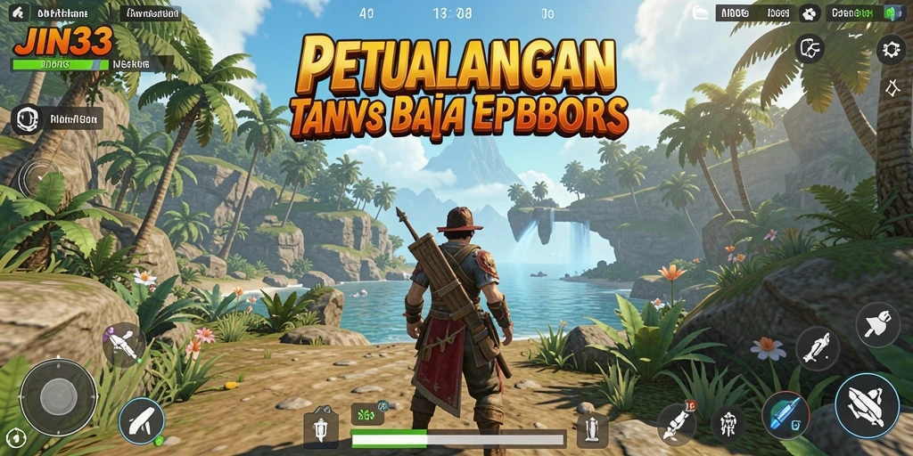 Tangkapan layar gameplay JIN33 yang menampilkan kebebasan menjelajahi dunia terbuka.