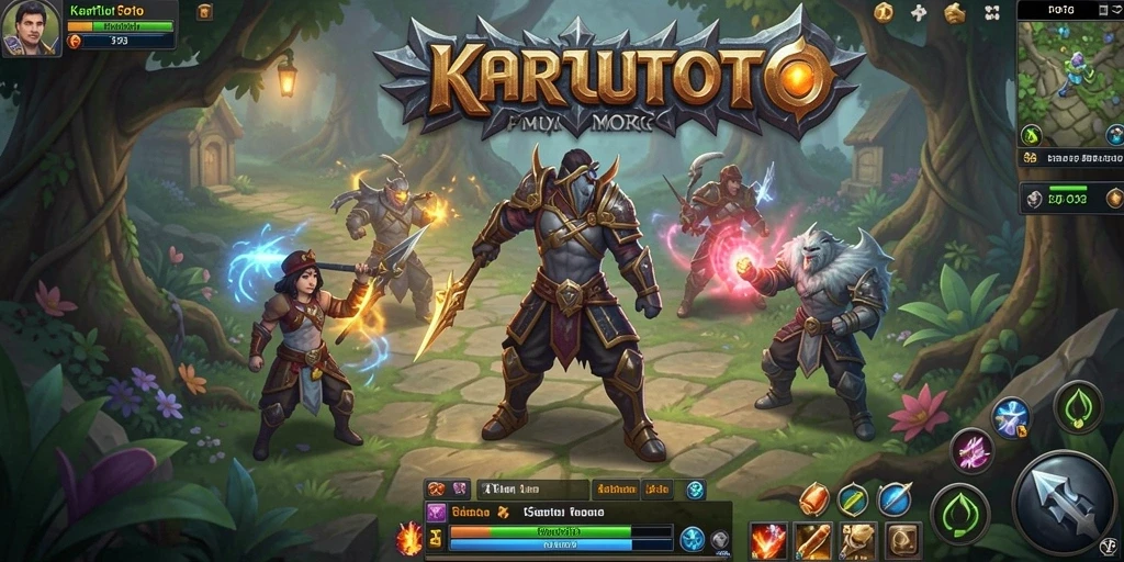 Tampilan gameplay KARTUTOTO yang memukau dan menantang.