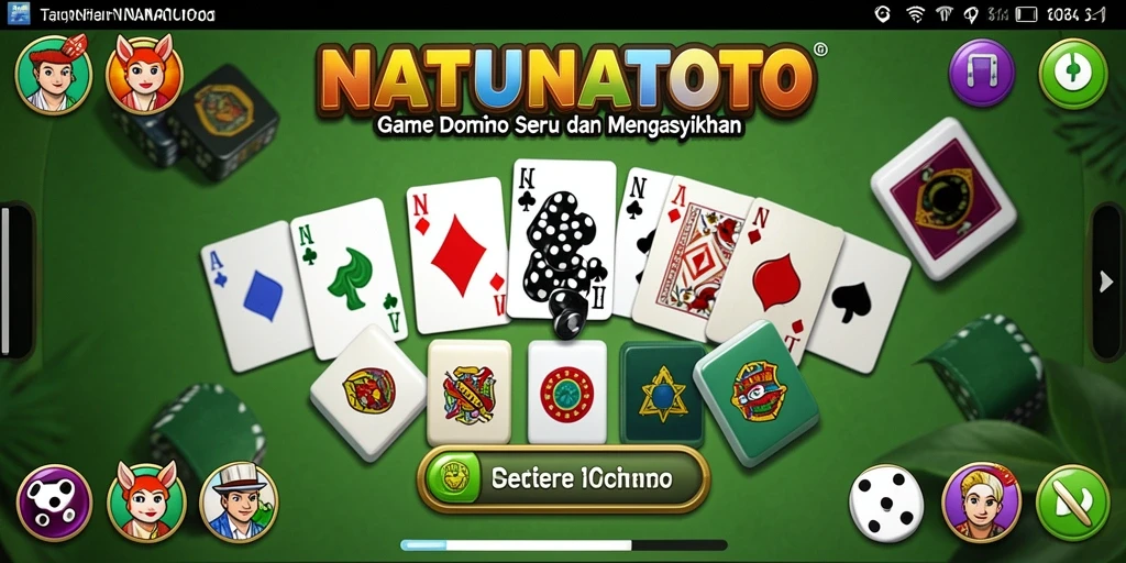 Tampilan gameplay seru di NATUNATOTO yang mengajak pemain berkompetisi.