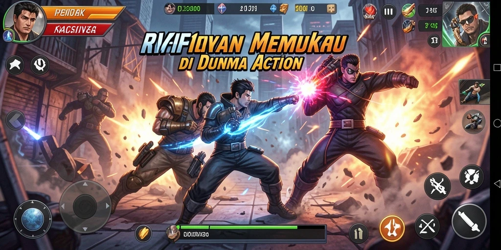 Tangkapan layar gameplay RVIP1 yang penuh aksi seru.