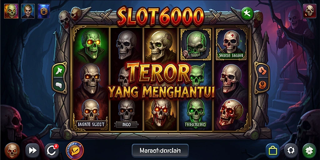 Gameplay SLOT6000 yang penuh ketegangan dan horor.