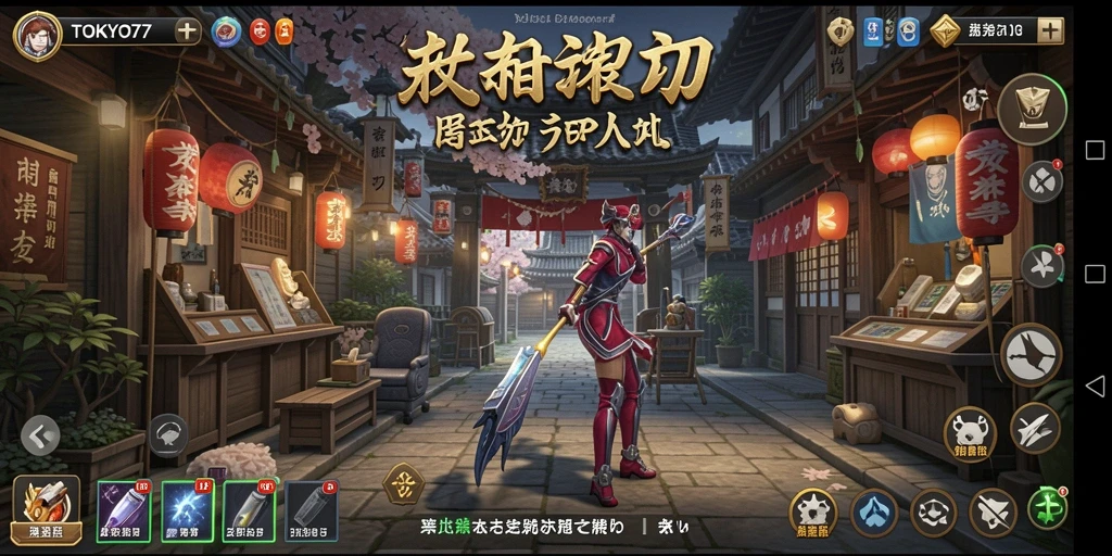 Tampilan gameplay TOKYO77 yang seru dan menarik.