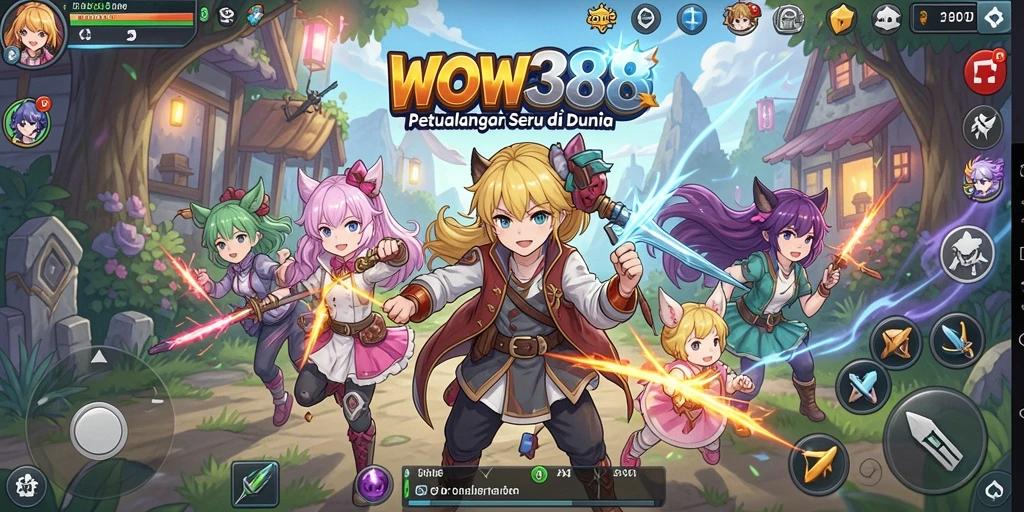 Gameplay seru dengan karakter anime favorit Anda.